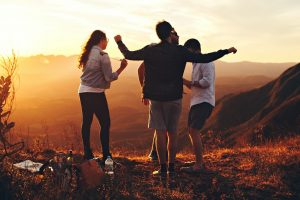 People enjoying outdoor