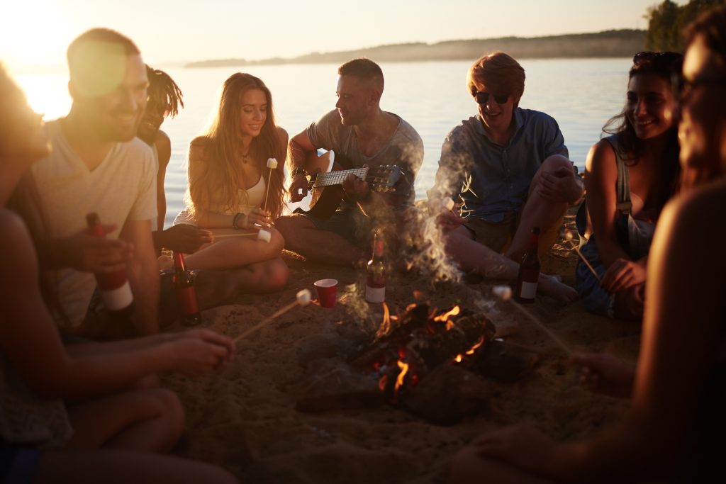 Corporate camping